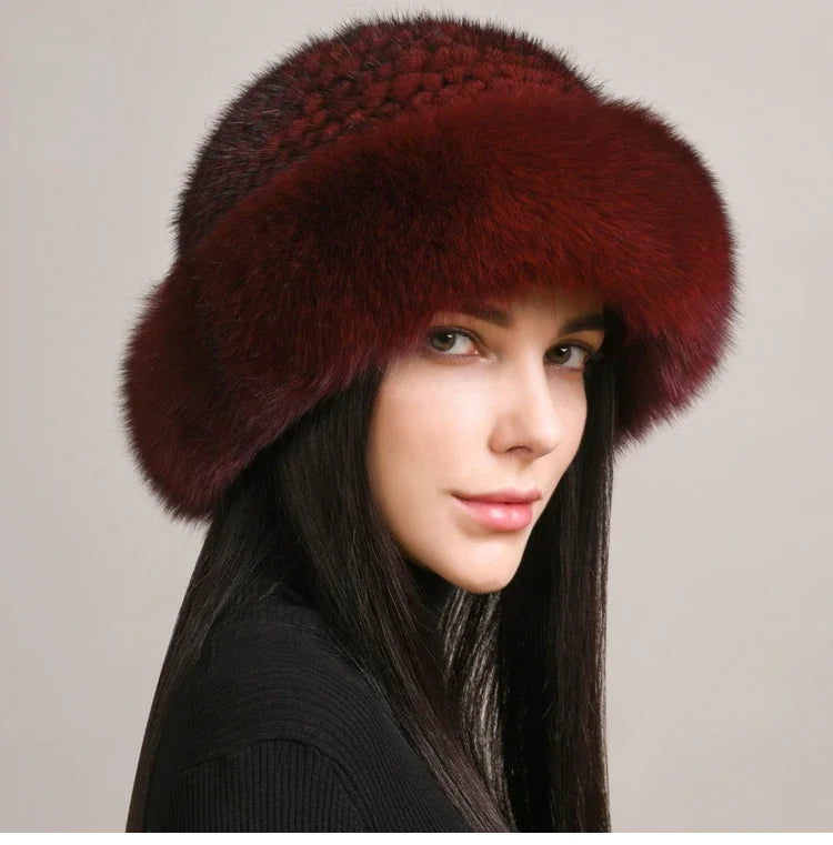 MINOLIA Mink Hat