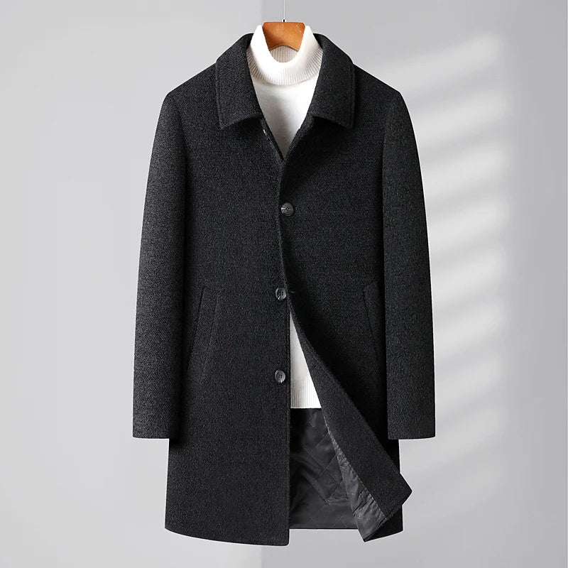 Nocturne Wool Overcoat