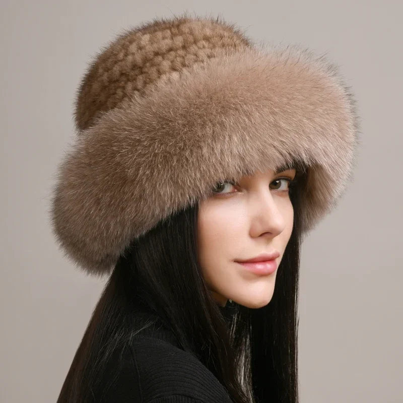 MINOLIA Mink Hat